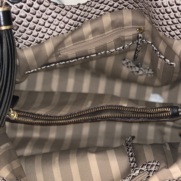 Brahmin Combo! Crocodile Shoulder Bag & Wallet - Picture 8 of 8